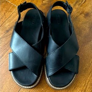 EUC Black Strappy Sandals from KEEN